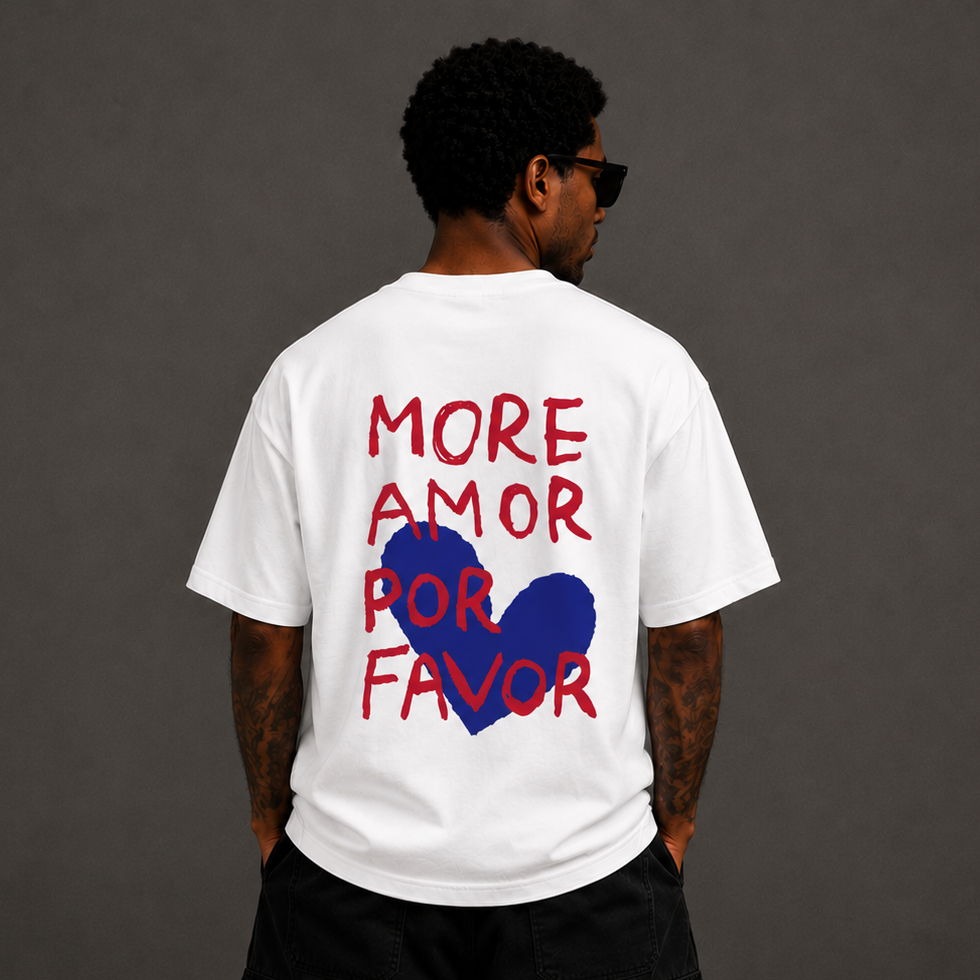 DSTRKT More Amor Por Favor Oversize T-Shirt