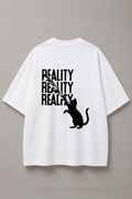 DSTRKT Reality Cat Unisex Oversize Tişört