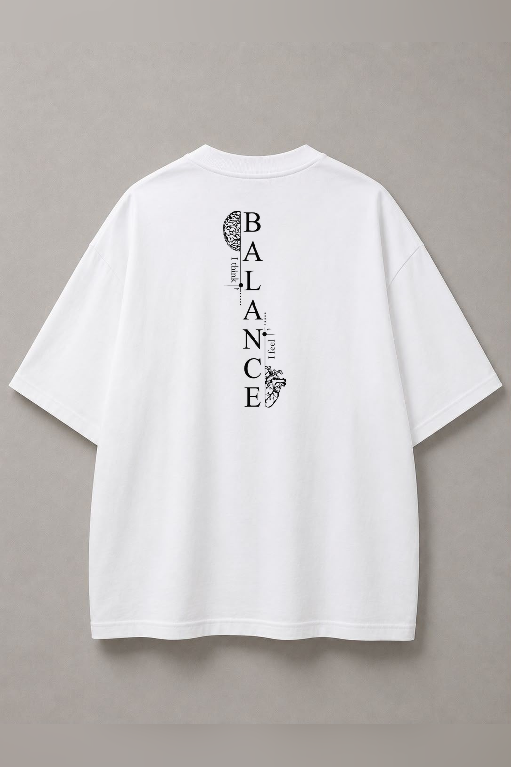 DSTRKT Balance Unisex Oversize Tişört