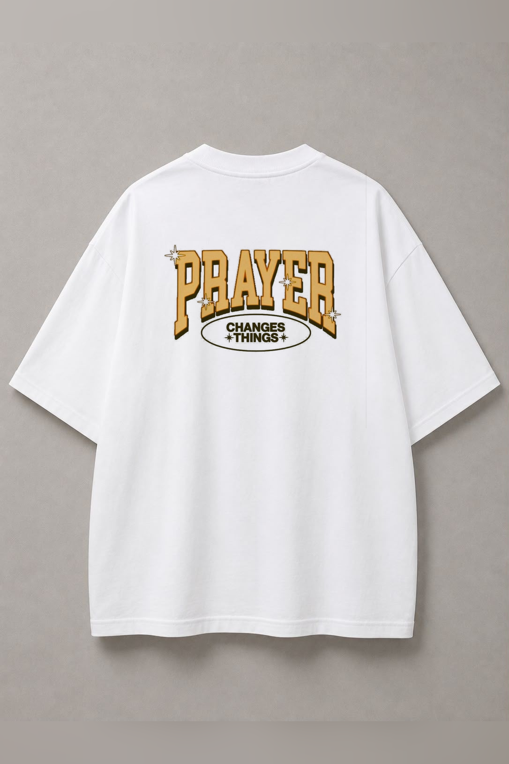 DSTRKT Prayer Changes Things Unisex Oversize Tişört