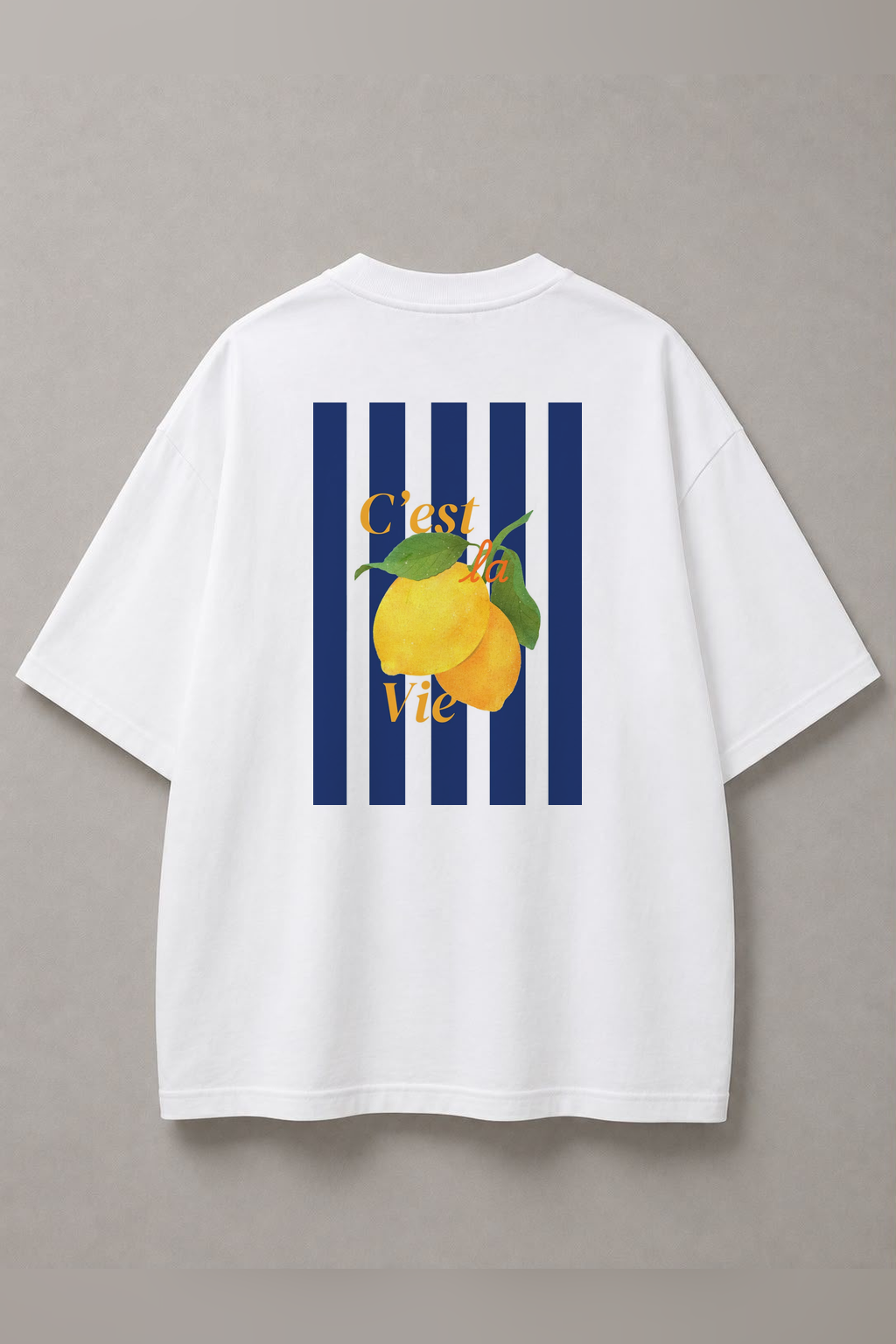 DSTRKT C’est La Vie Lemons Unisex Oversize Tişört