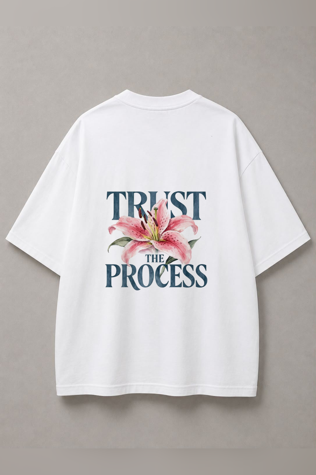 DSTRKT Trust The Process Unisex Oversize Tişört