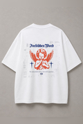 DSTRKT Forbidden Word Angel Unisex Oversize Tişört