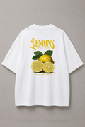 DSTRKT Lemons Citrus Freshness Unisex Oversize Tişört