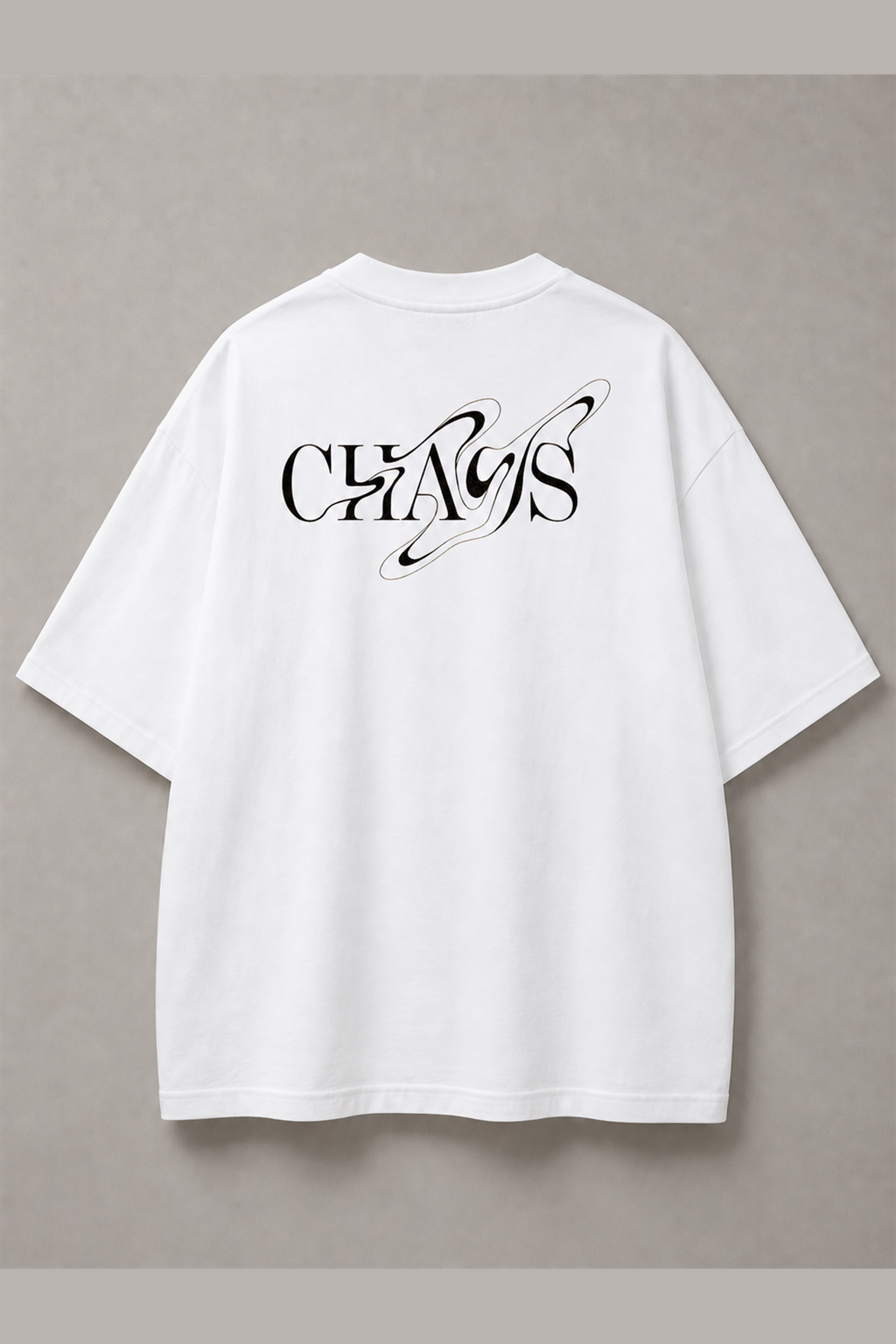 DSTRKT Chaos Script Unisex Oversize Tişört
