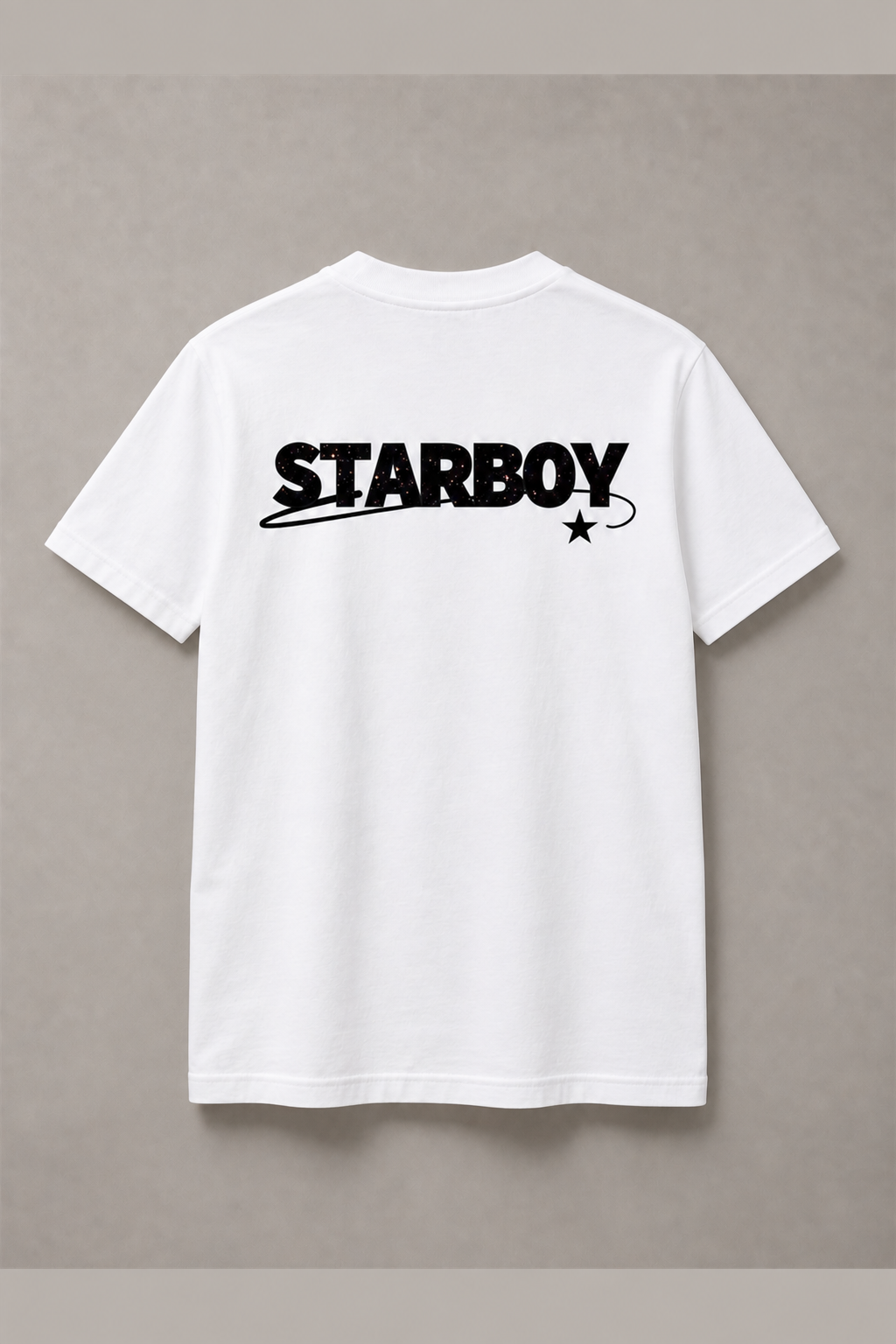 DSTRKT Starboy unisex basic beyaz tişört