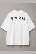 DSTRKT C’est La Vie Gothic Unisex Oversize Tişört