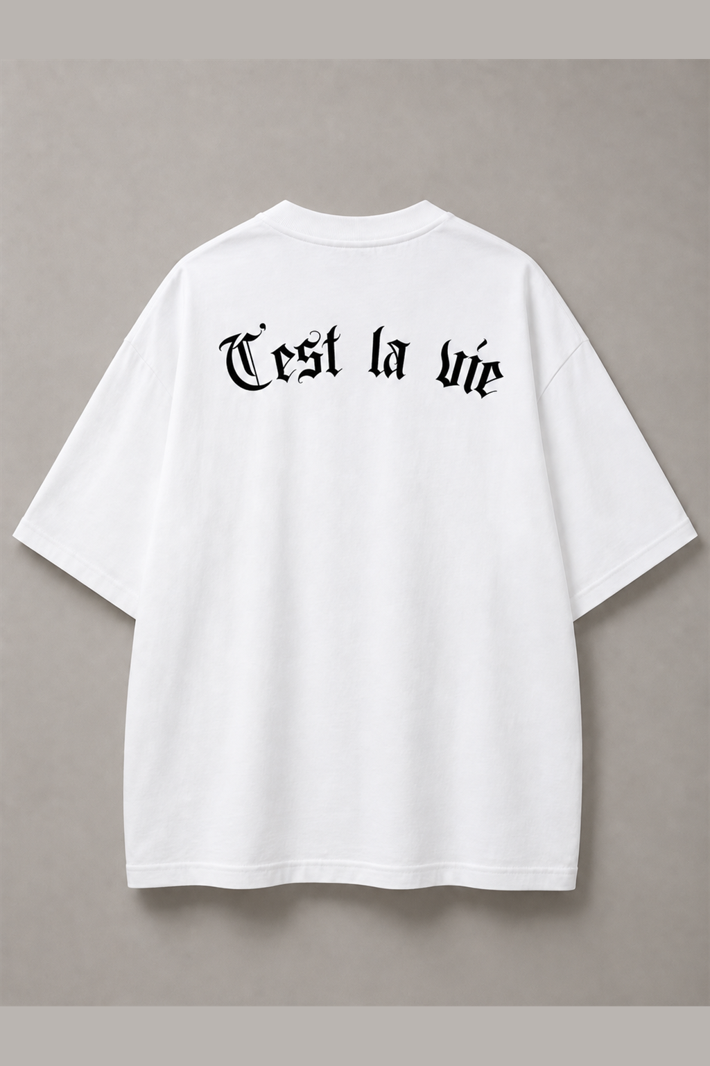 DSTRKT C’est La Vie Gothic Unisex Oversize Tişört