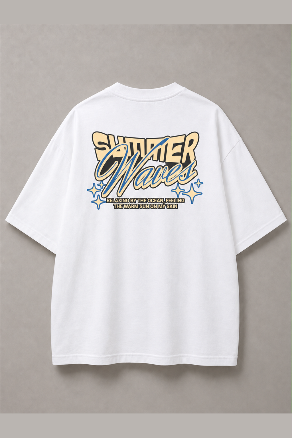 DSTRKT Summer Waves Unisex Oversize Tişört