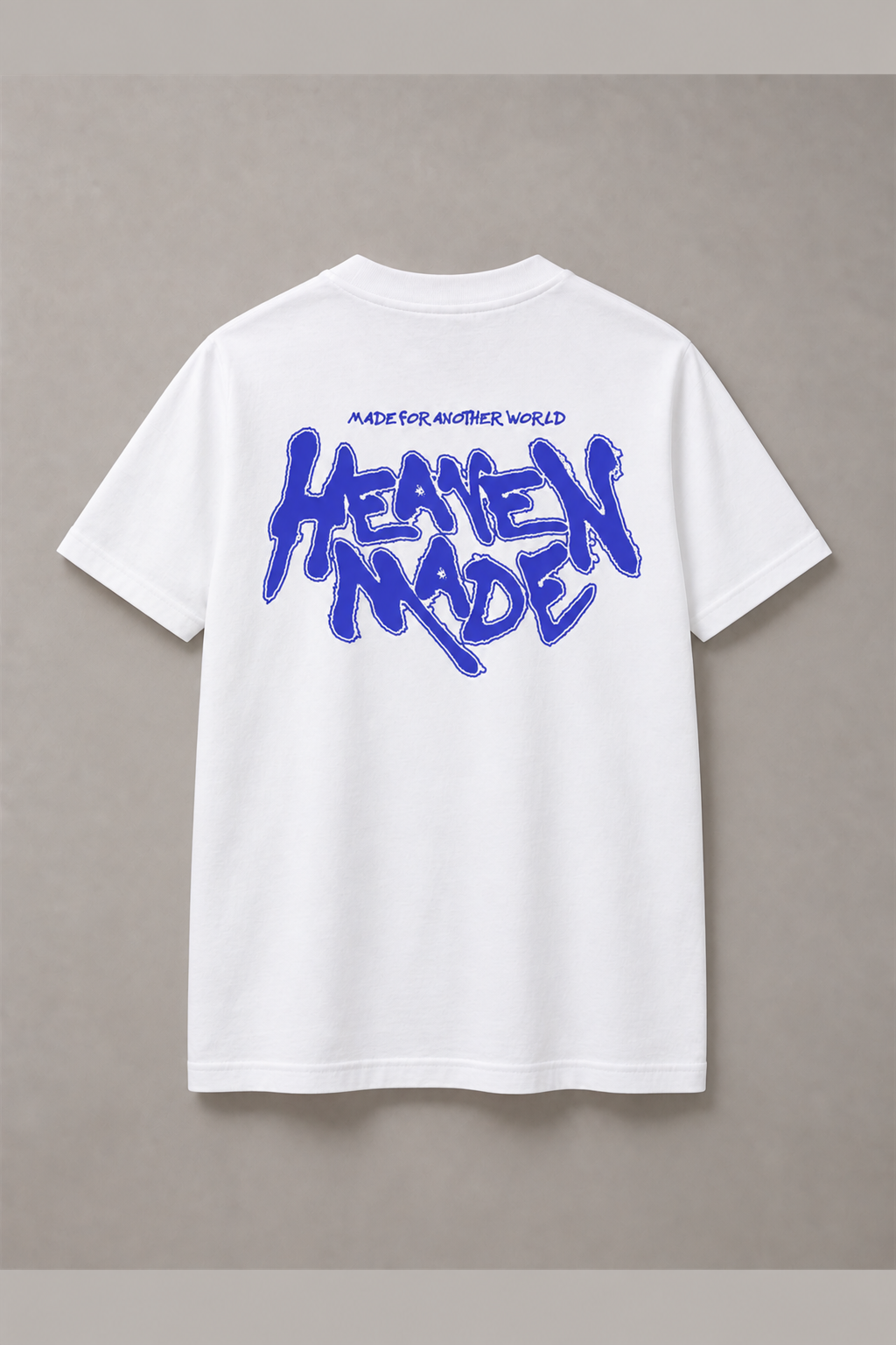 DSTRKT Heaven Made Purple unisex basic beyaz tişört