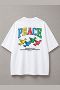 DSTRKT Peace Doves Unisex Oversize Tişört