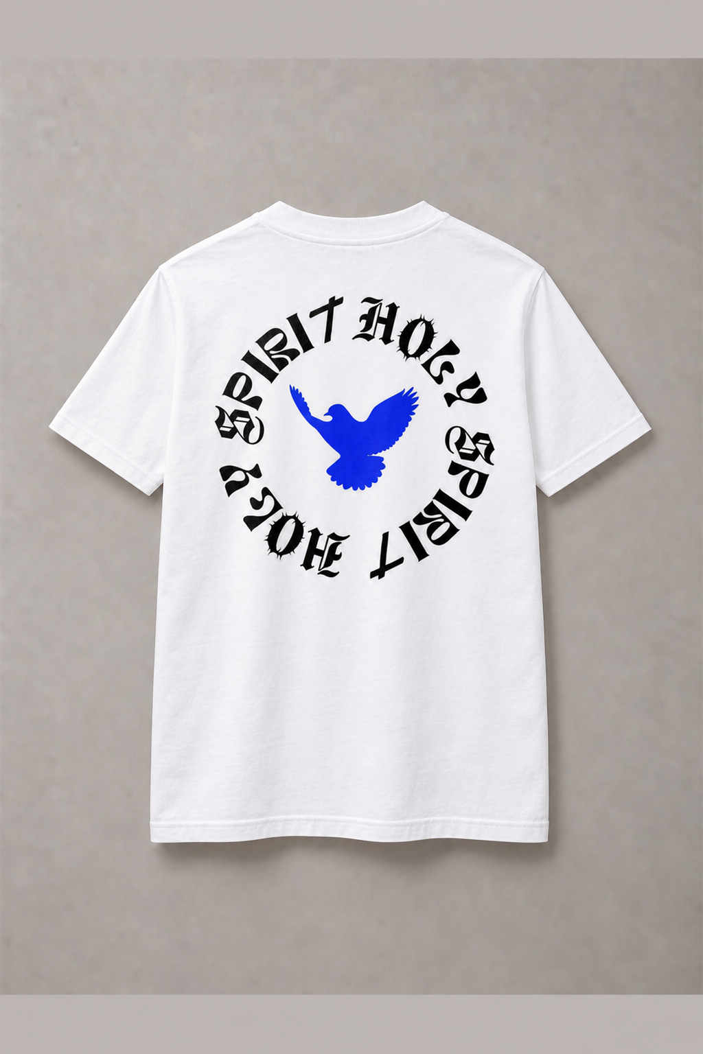 DSTRKT Holy Spirit Dove unisex basic beyaz tişört