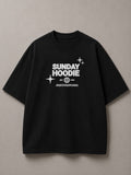 DSTRKT Sunday Hoodie Graphic Oversize T-Shirt