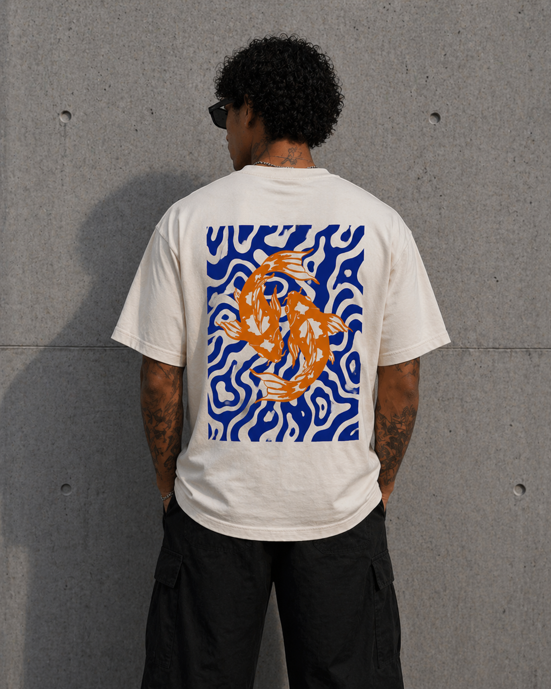 DSTRKT Koi Flow Oversize T-Shirt