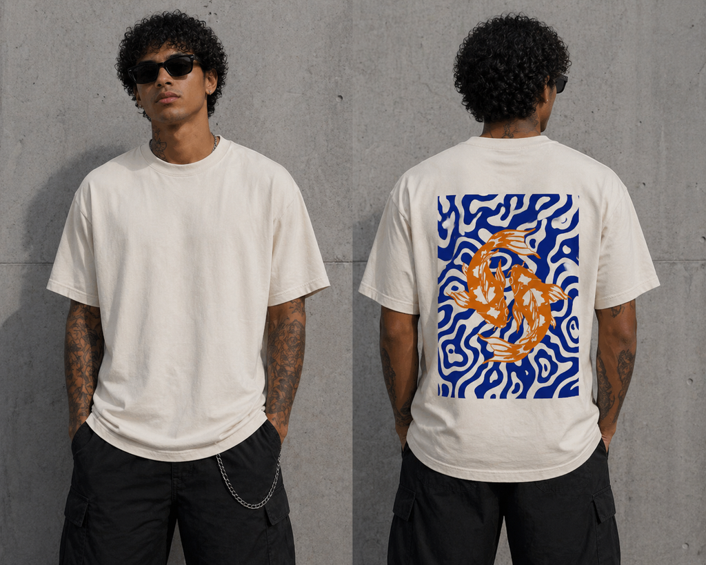 DSTRKT Koi Flow Oversize T-Shirt