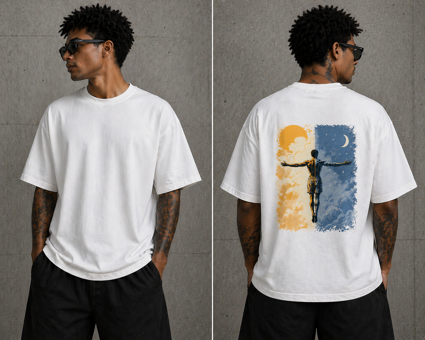 DSTRKT Between Day & Night Oversize T-Shirt