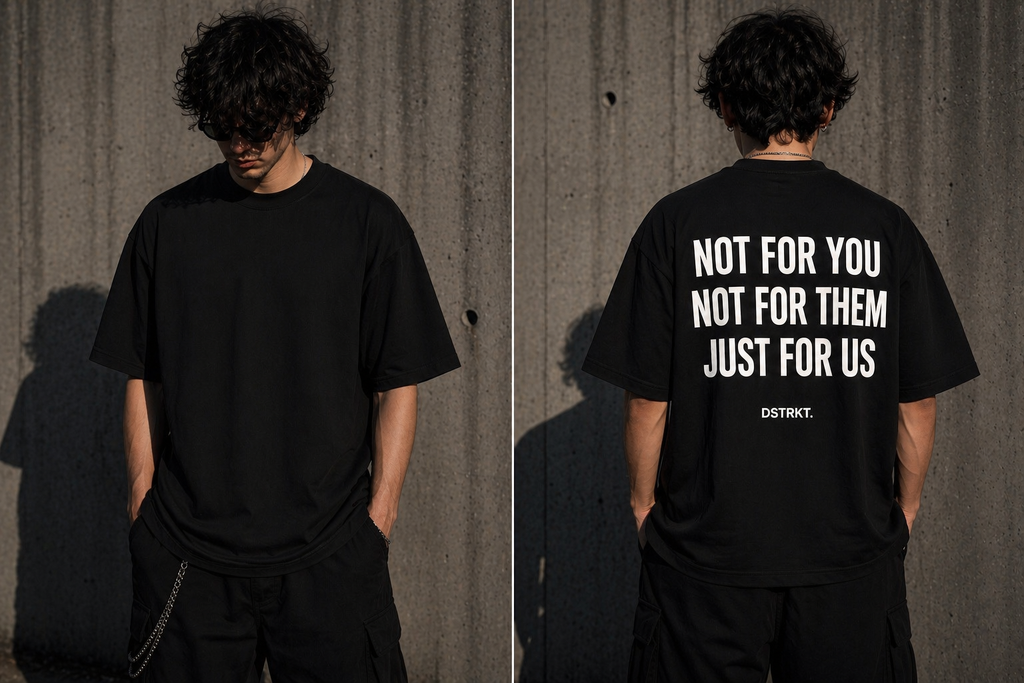 DSTRKT Just For Us Oversize T-Shirt