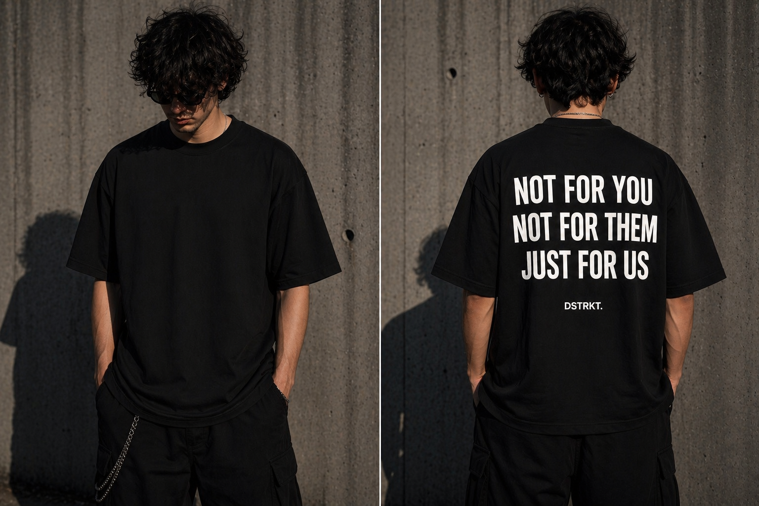 DSTRKT Just For Us Oversize T-Shirt