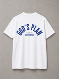 DSTRKT God’s Plan unisex basic beyaz tişört